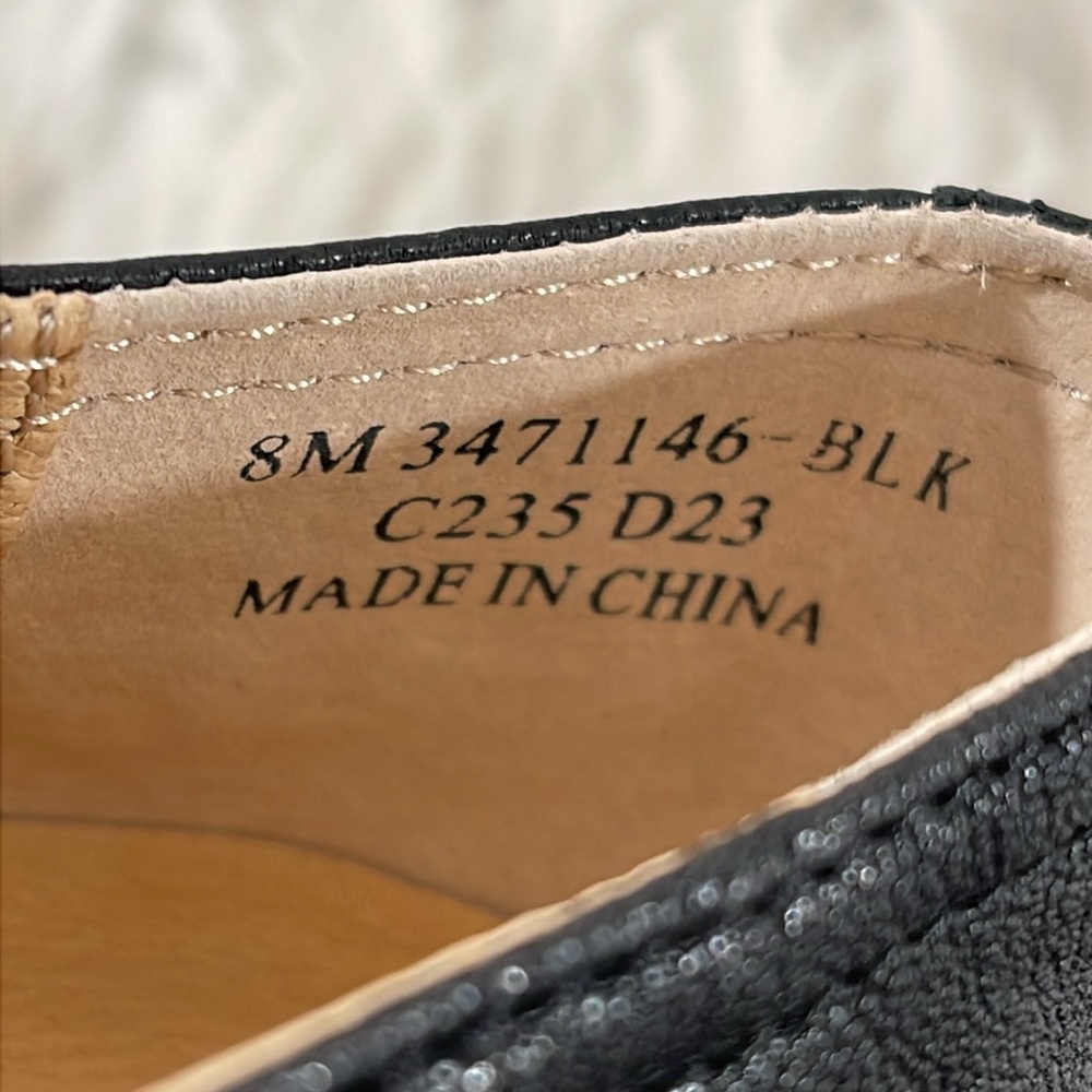 FRYE Women's Melanie Slip On Leather Sneakers Black Size 8 NEW - Picture 11 of 12